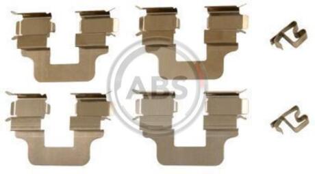 Монтажний к-кт гальмівних колодок A.B.S. A.B.S. 1245Q