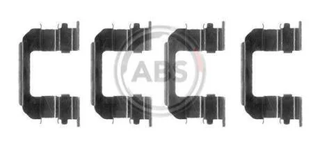 Монтажний к-кт гальмівних колодок A.B.S. A.B.S. 1287Q