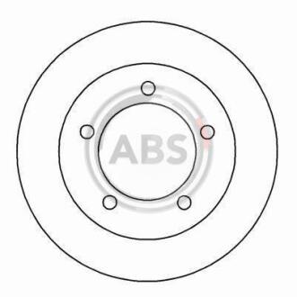 Диск гальмівний A.B.S. A.B.S. 15026