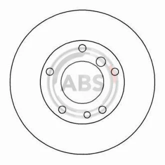 Диск гальмівний A.B.S. A.B.S. 15867