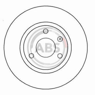 Диск гальмівний A.B.S. A.B.S. 16035