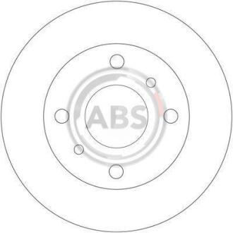 Диск гальмівний A.B.S. A.B.S. 16063