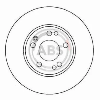 Диск гальмівний A.B.S. A.B.S. 16107