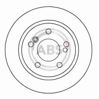 Диск гальмівний A.B.S. A.B.S. 16108