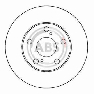 Диск гальмівний A.B.S. A.B.S. 16220