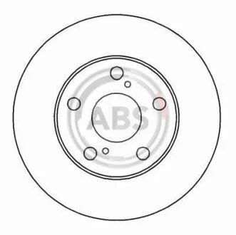 Диск гальмівний A.B.S. A.B.S. 16220