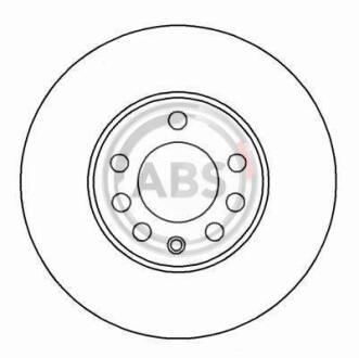 Диск гальмівний A.B.S. A.B.S. 16486