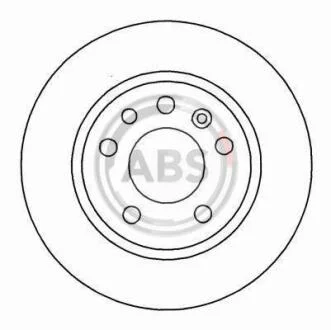 Диск гальмівний A.B.S. A.B.S. 16489