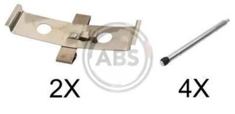 Монтажний к-кт гальмівних колодок A.B.S. A.B.S. 1674Q