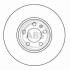 Диск гальмівний AUDI/SEAT/SKODA/VW A3/Leon/Octavia/Bora передн. вент. (ABS) A.B.S. 16881 (фото 2)