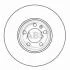 Диск гальмівний AUDI A3, SEAT TOLEDO, SKODA FABIA, OCTAVIA, VW передн., вент. (ABS) A.B.S. 16882 (фото 2)