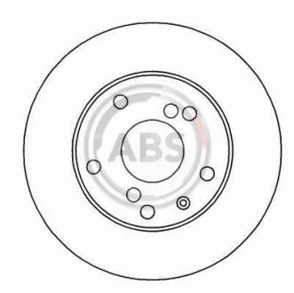 Диск гальмівний A.B.S. A.B.S. 16926