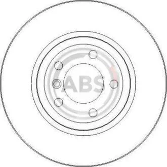 Диск гальмівний A.B.S. A.B.S. 17025