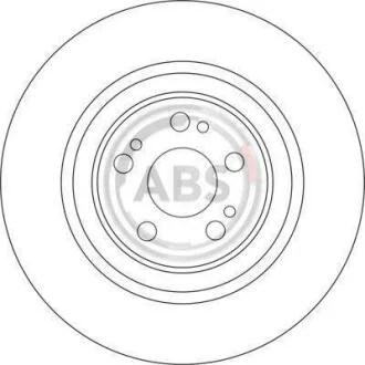 Диск гальмівний A.B.S. A.B.S. 17037