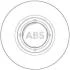 Диск гальмівний A.B.S. A.B.S. 17067 (фото 2)
