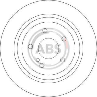 Диск гальмівний A.B.S. A.B.S. 17113