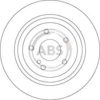 Диск гальмівний A.B.S. A.B.S. 17113