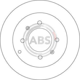 Диск гальмівний A.B.S. A.B.S. 17207