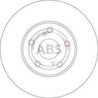 Диск гальмівний A.B.S. A.B.S. 17508