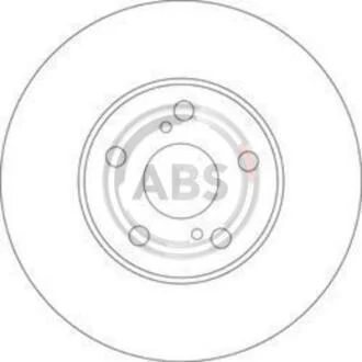 Диск гальмівний A.B.S. A.B.S. 17508