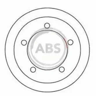 Барабан гальм. FORD Tourneo / Transit задн. (ABS) A.B.S. 2405-S