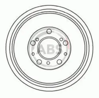 Барабан гальмівний (ABS) A.B.S. 3231-S