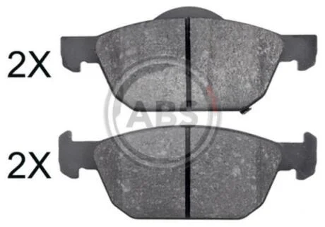 Гальмівні колодки дискові (1 к-т) A.B.S. A.B.S. 35002