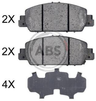 Гальмівні колодки дискові A.B.S. A.B.S. 35014