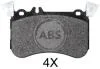 Гальмівні колодки дискові (1 к-т) A.B.S. A.B.S. 35034 (фото 1)