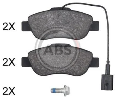 Гальмівні колодки дискові (1 к-т) A.B.S. A.B.S. 35066