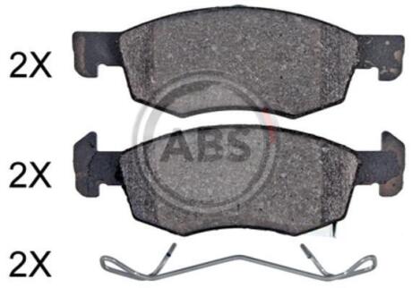 Гальмівні колодки дискові A.B.S. A.B.S. 35081