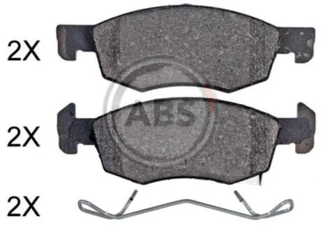 Гальмівні колодки дискові A.B.S. A.B.S. 35081
