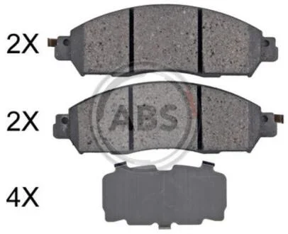 Гальмівні колодки дискові A.B.S. A.B.S. 35128