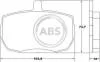 Гальмівні колодки дискові A.B.S. A.B.S. 36124 (фото 1)