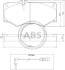 Гальмівні колодки дискові (1 к-т) A.B.S. A.B.S. 36490 (фото 1)