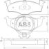 Гальмівні колодки дискові (1 к-т) A.B.S. A.B.S. 36970 (фото 1)