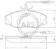 Гальмівні колодки дискові A.B.S. A.B.S. 36977 (фото 1)