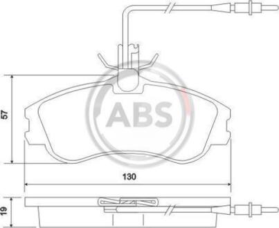 Гальмівні колодки дискові A.B.S. A.B.S. 37016