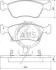 Гальмівні колодки дискові (1 к-т) A.B.S. A.B.S. 37029 (фото 1)