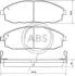 Гальмівні колодки дискові (1 к-т) A.B.S. A.B.S. 37130 (фото 1)