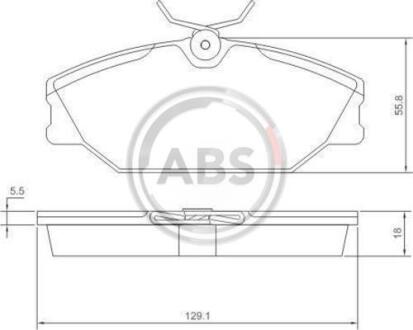 Гальмівні колодки дискові A.B.S. A.B.S. 37138
