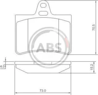 Гальмівні колодки дискові A.B.S. A.B.S. 37276