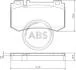 Гальмівні колодки дискові A.B.S. A.B.S. 37454 (фото 1)