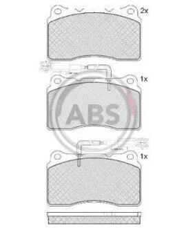 Гальмівні колодки дискові A.B.S. A.B.S. 37465