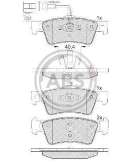 Гальмівні колодки дискові A.B.S. A.B.S. 37494