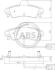 Гальмівні колодки дискові (1 к-т) A.B.S. A.B.S. 37498 (фото 1)