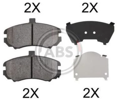 Гальмівні колодки дискові A.B.S. A.B.S. 37524