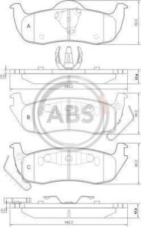 Гальмівні колодки дискові A.B.S. A.B.S. 37534