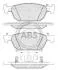 Гальмівні колодки дискові A.B.S. A.B.S. 37720 (фото 1)