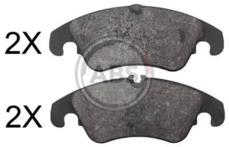 Гальмівні колодки дискові (1 к-т) A.B.S. A.B.S. 37728